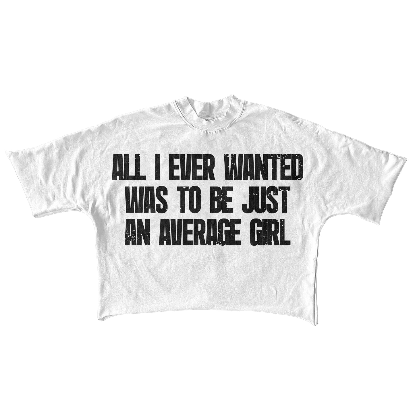“ White ” Just a average tee (girl)