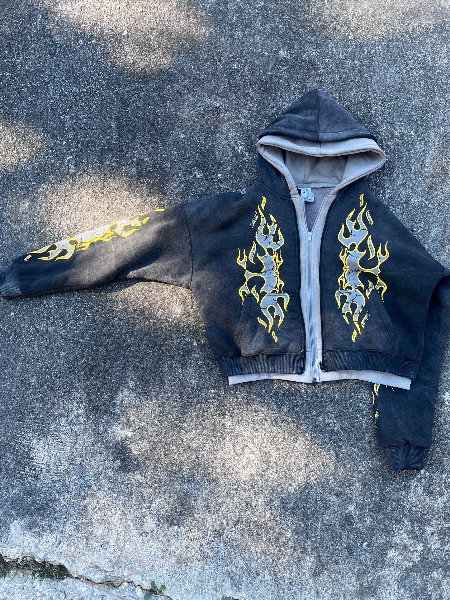 “caped crusader” zip up